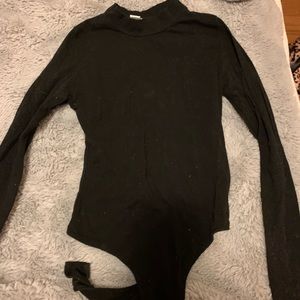 Cute bodysuit turtleneck